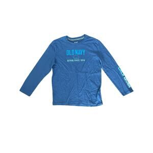 Old Navy Boys Long Sleeve Graphic Tee Size L (10-12) – Blue “California” Bear